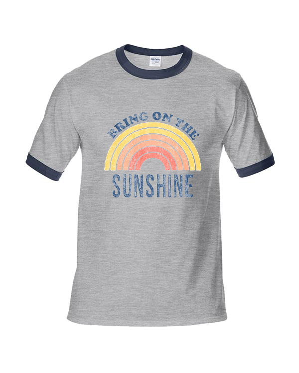 Bring On The Sunshine Ringer T Shirt