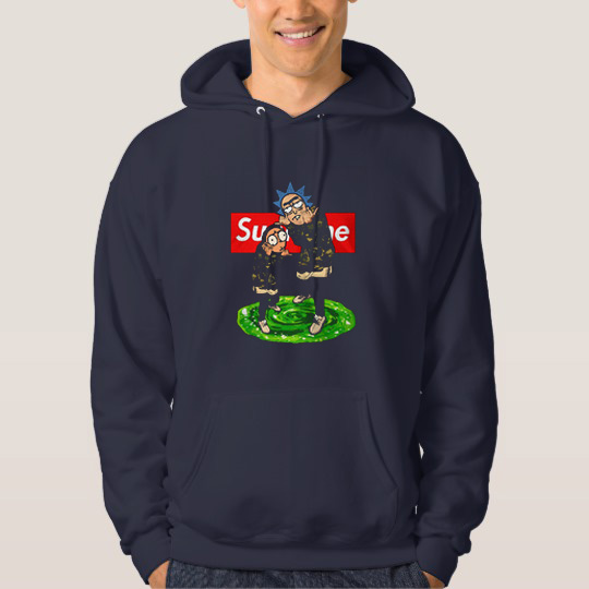 Supreme Rick And Morty Hoodie Superteeshops