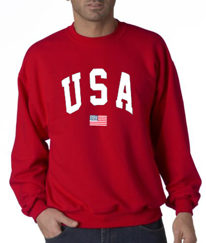 USA Flag Sweatshirt