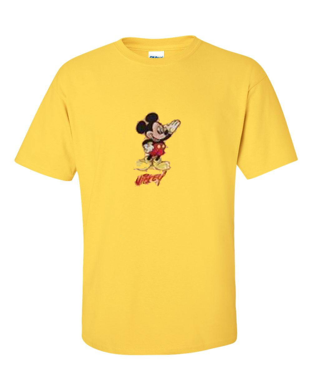 yellow disney character shirt