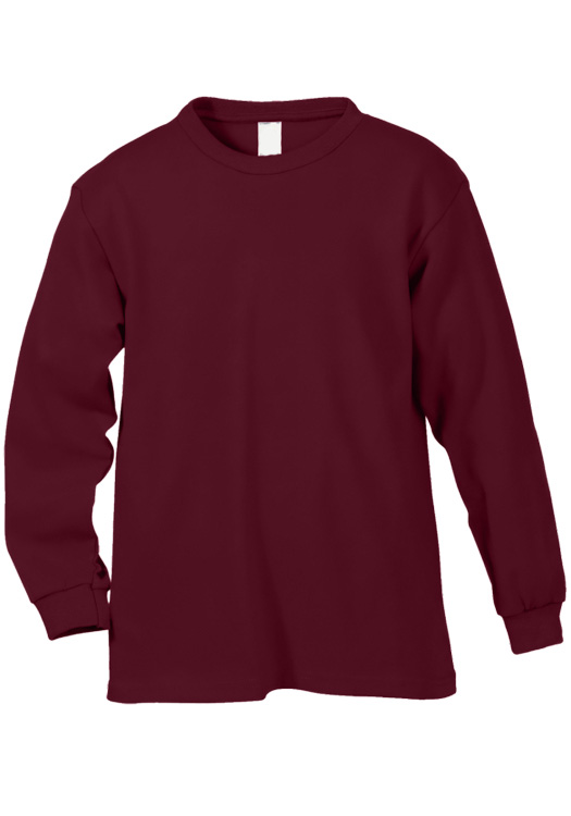 maroon long sleeve shirt men's