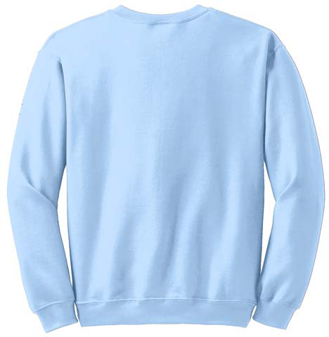 light blue sweatshirt sweatpants
