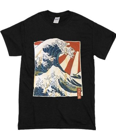 the great wave tee shirt