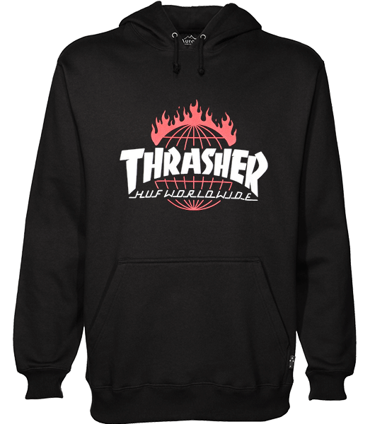 Thrasher Huf Worldwide Hoodie