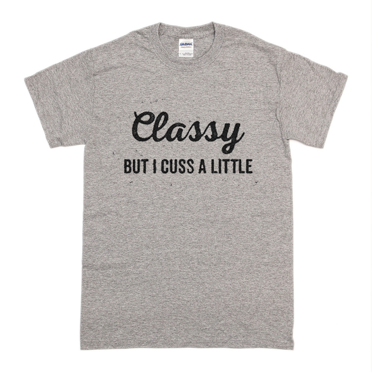 Classy But I Cuss A Little Funny Ladies Soft T Shirt Girlfriend Wife Gift Tee Z4