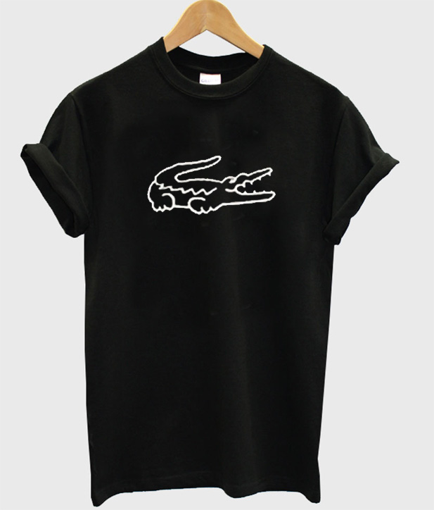 shirt with crocodile logo