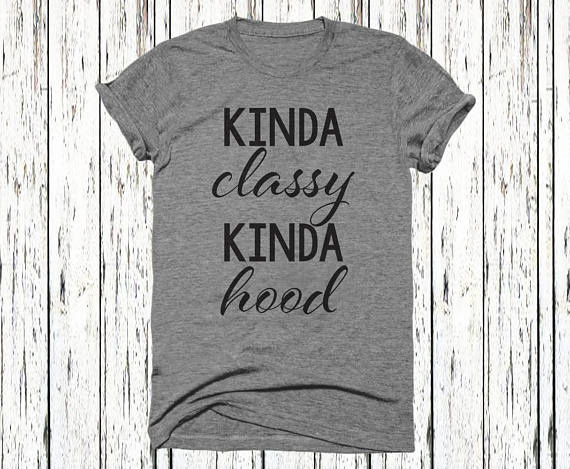 kinda classy kinda hood sweatshirt