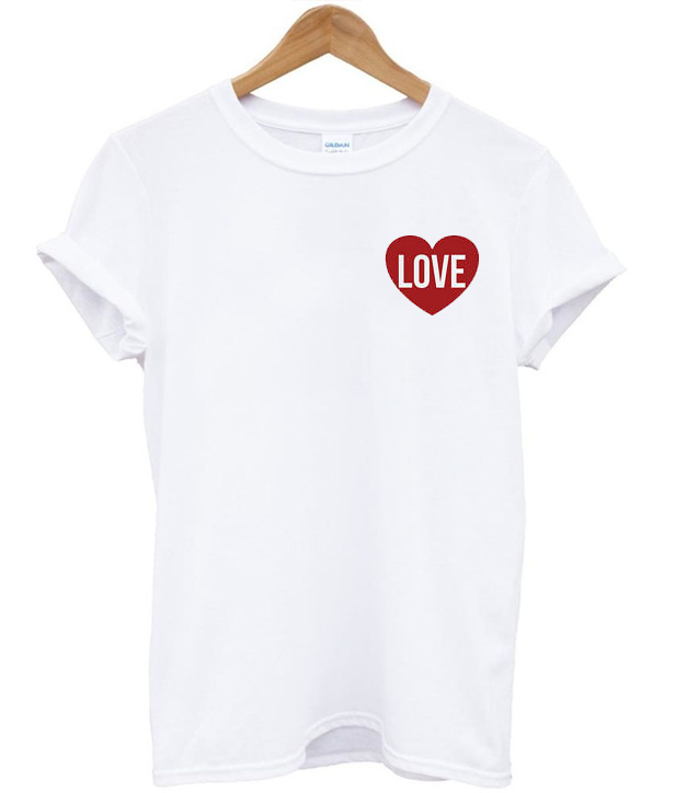 Love Heart T Shirt