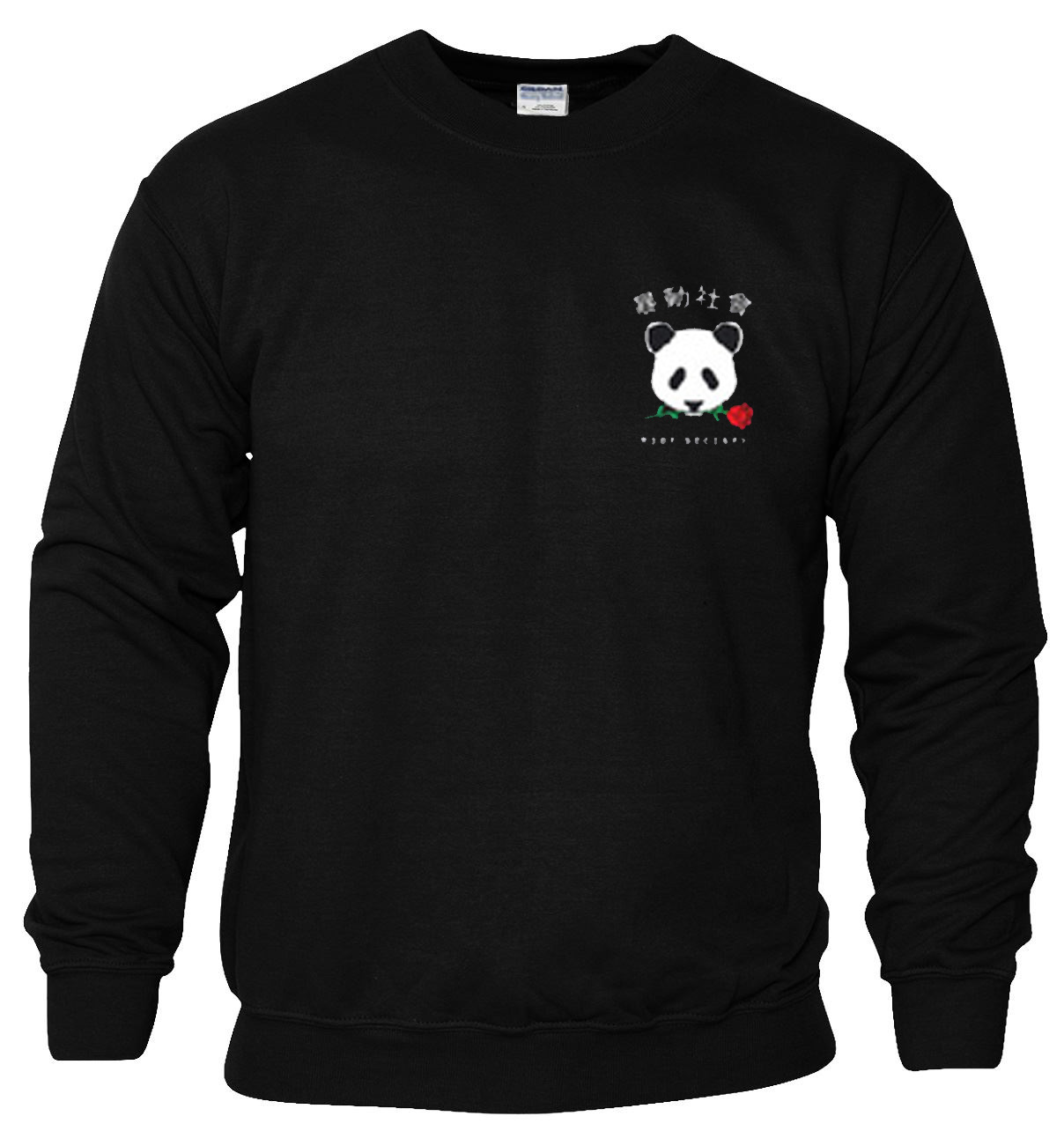 panda rose sweatshirt