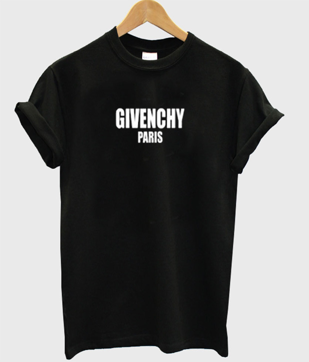 black givenchy paris t shirt