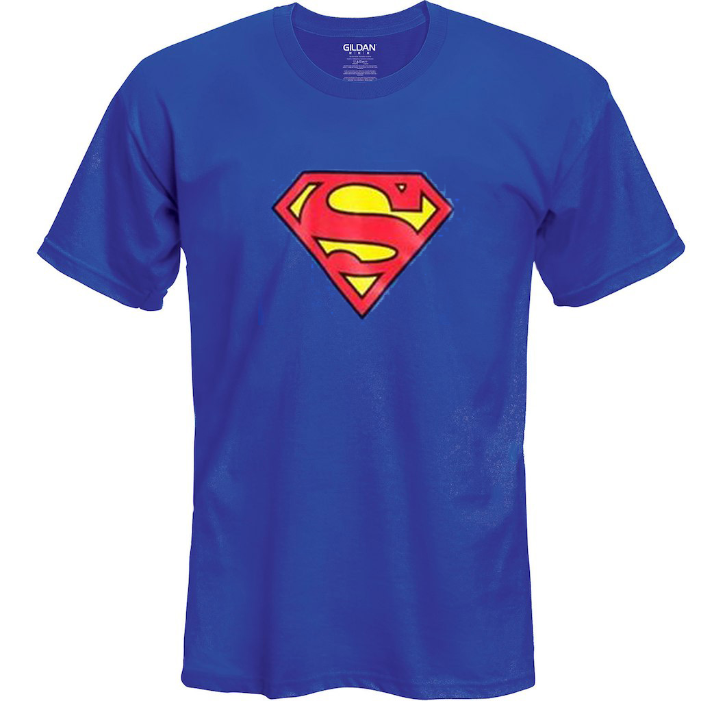 yellow superman t shirt