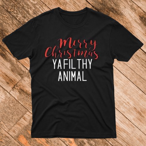 merry christmas ya filthy animal shirt jay jays