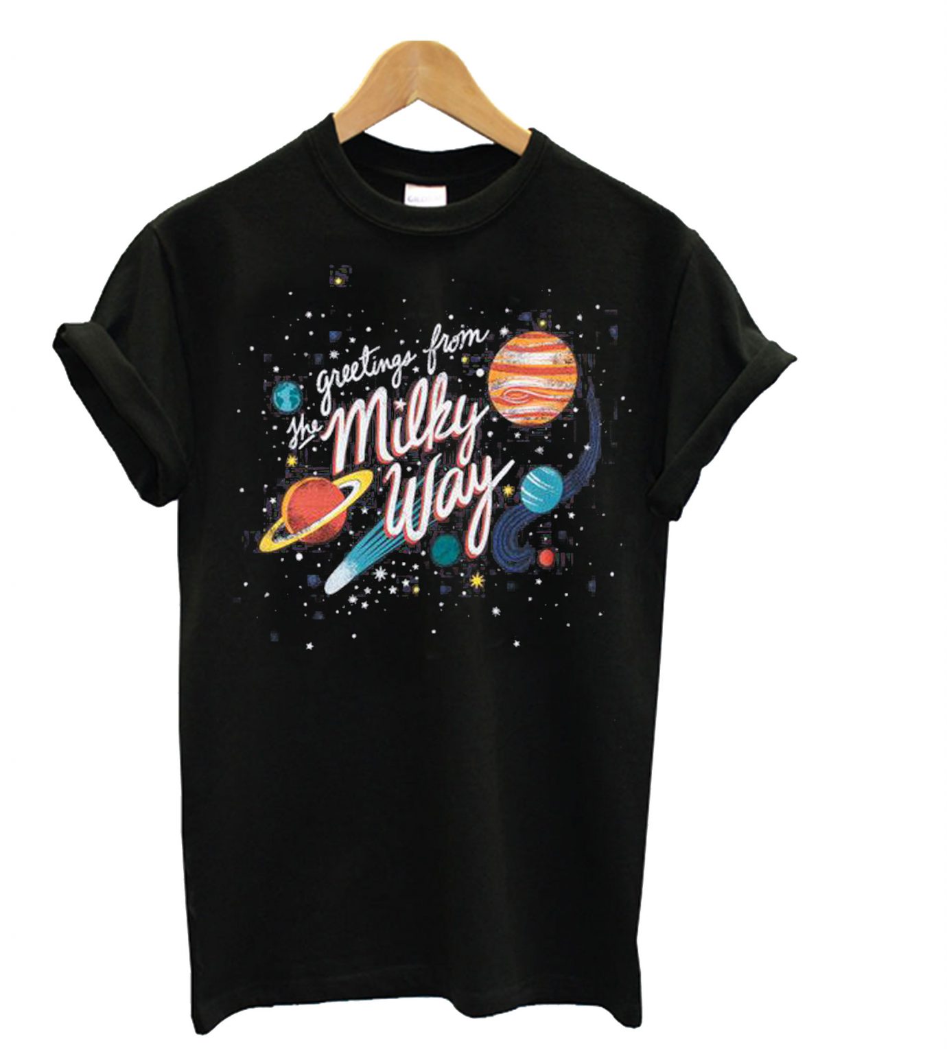 milky way galaxy shirt