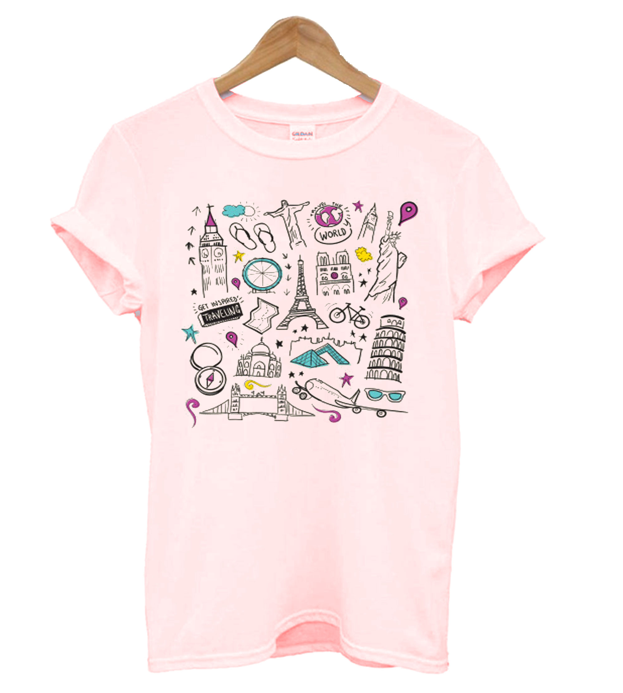 Sick sad world shirt hot sale pink