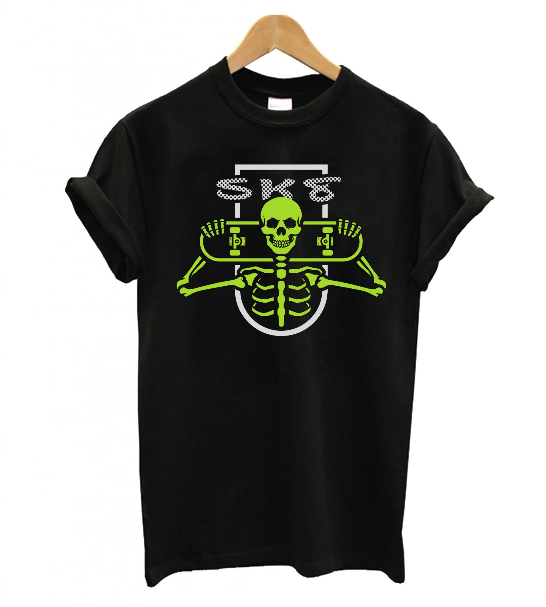 skeleton tshirt dress