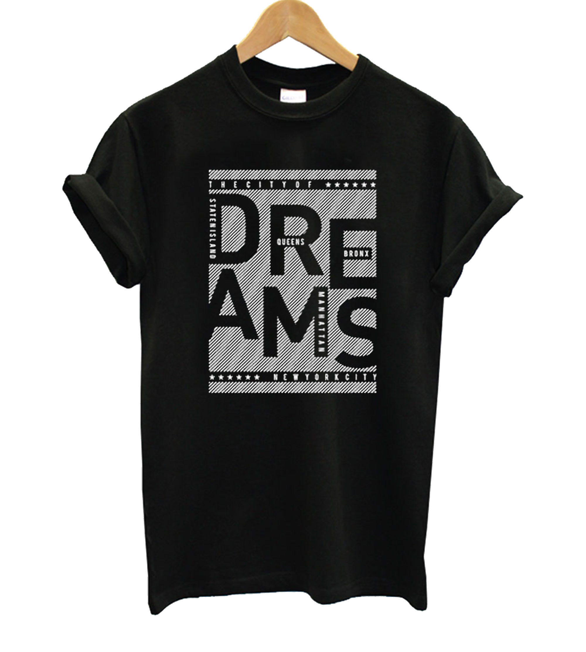 dreams-black-t-shirt