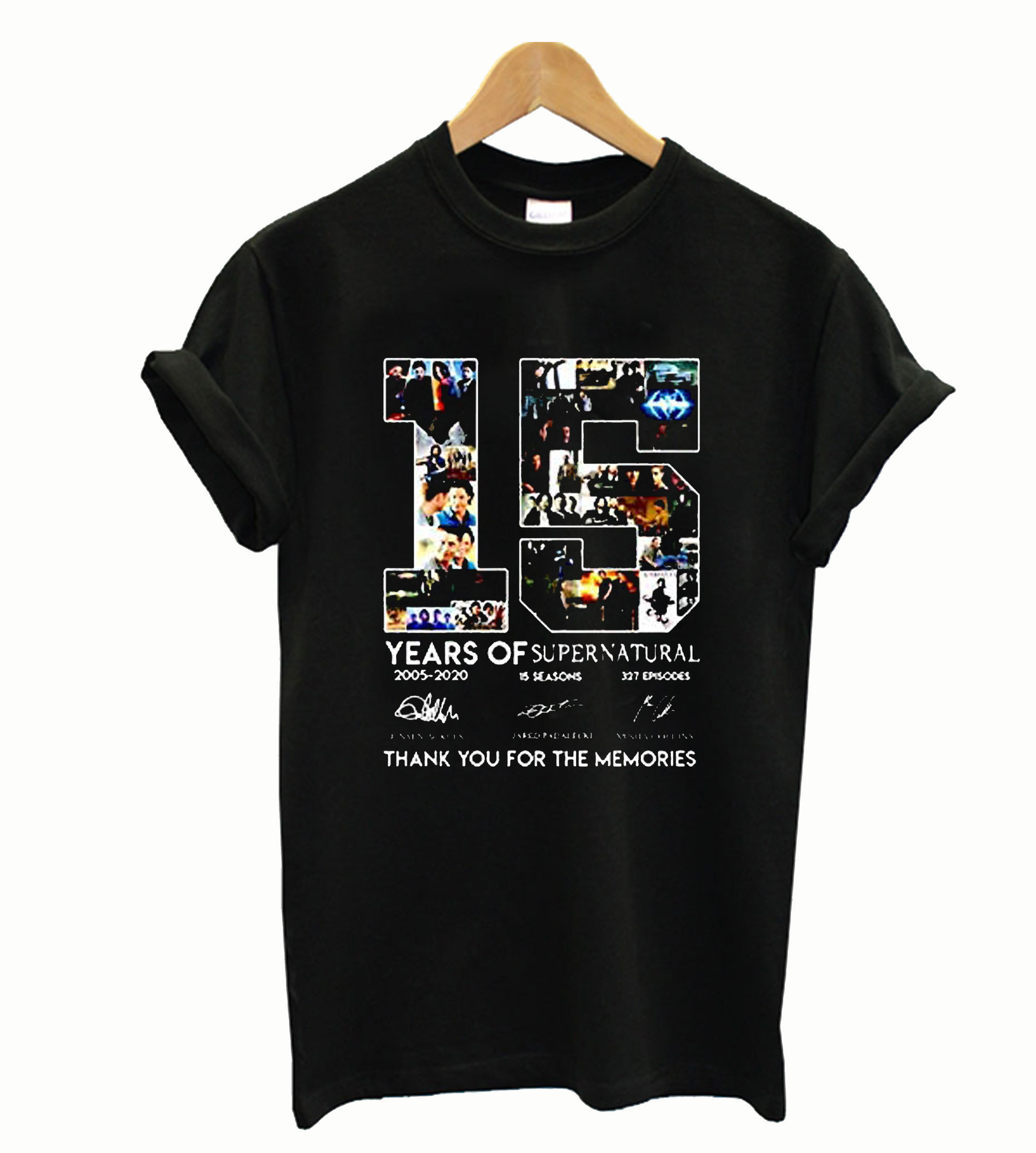 supernatural 15 season shirt