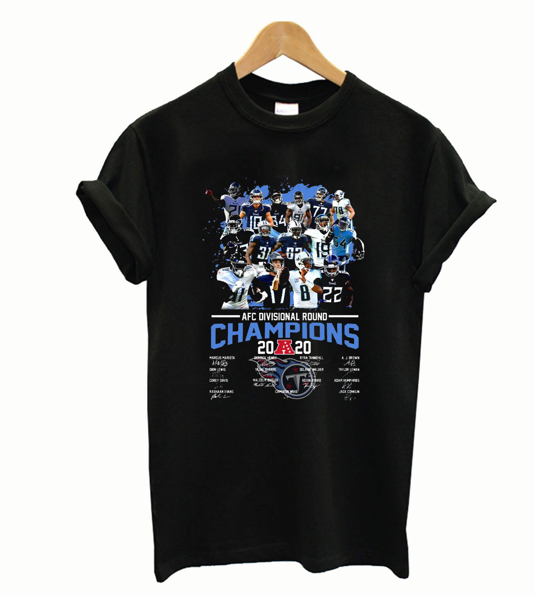 AFC Divisional Round Champions 2020 Signature T-Shirt