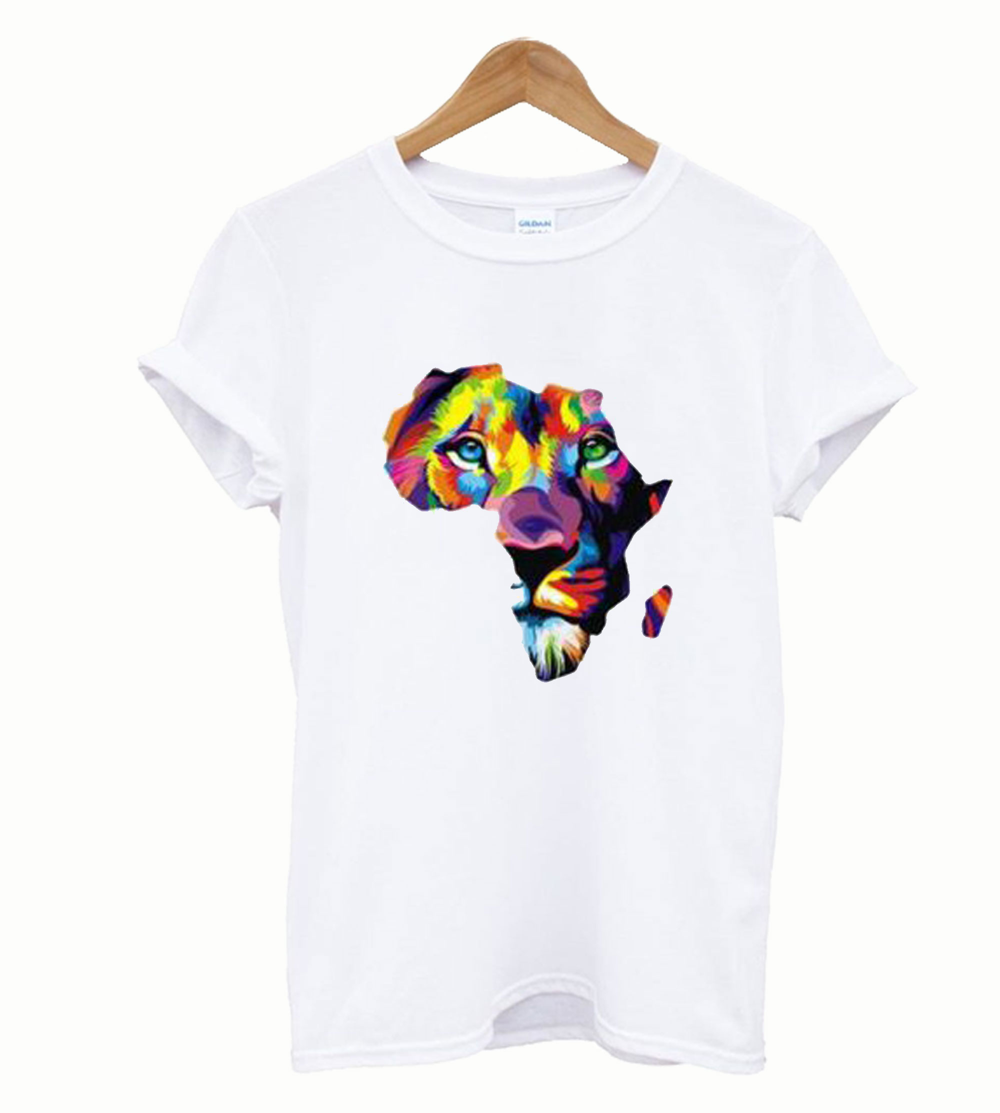 african lion t shirt