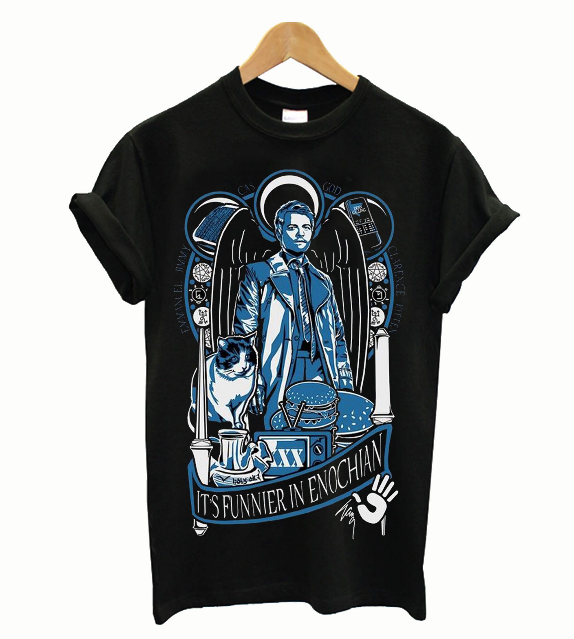 Castiel Nouveau Long Sleeve T-Shirt