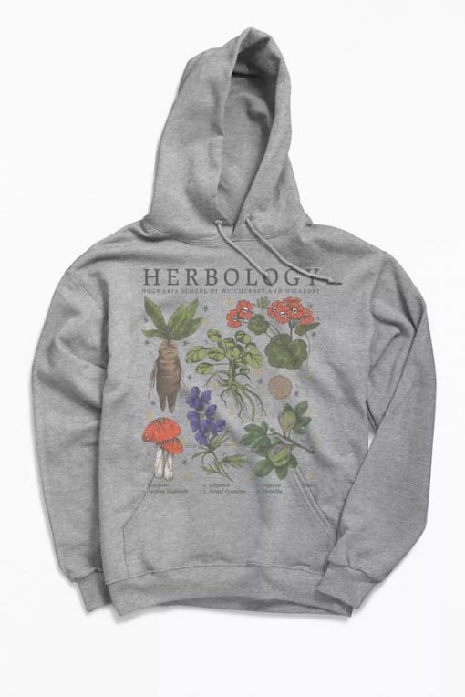 harry potter herbology hoodie sweatshirt