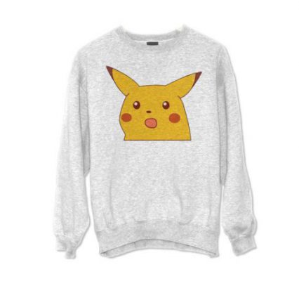 Surpised Pikachu Sweatshirt