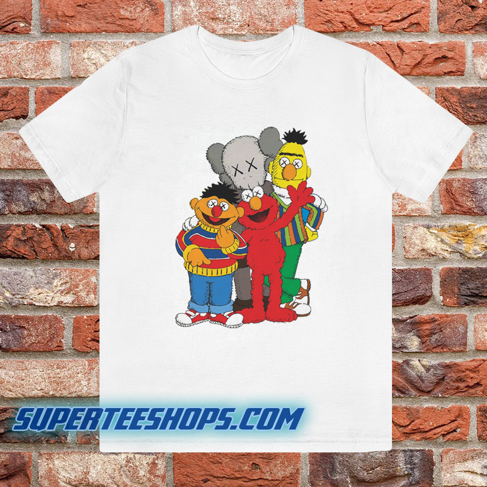 Uniqlo Kaws X Sesame Street Family Shirt