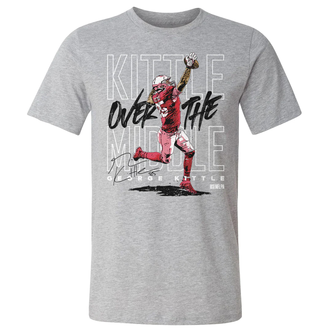 George Kittle Over The Middle 2023 T-Shirt - KitOmega